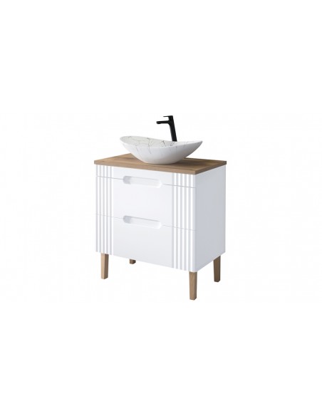 Meuble vasque 80 cm Arctique