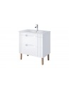 Meuble avec vasque encastrée Arctique