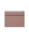 Meuble sous vasque rose Arezzo