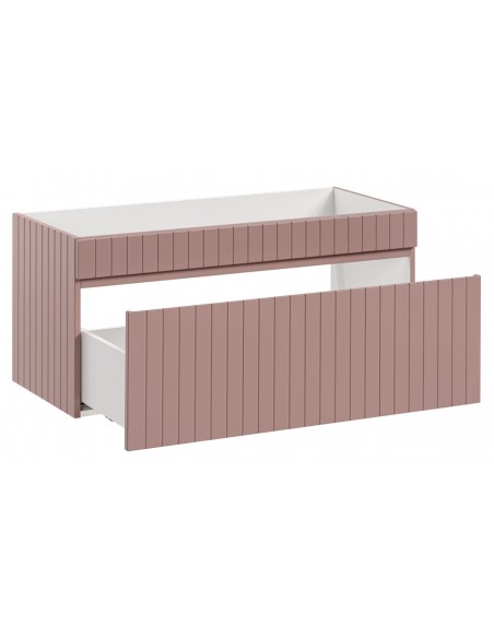 Meuble vasque rose 100 cm Arezzo