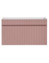 Meuble sous vasque rose Arezzo
