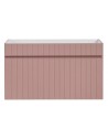 Meuble sous vasque rose Arezzo