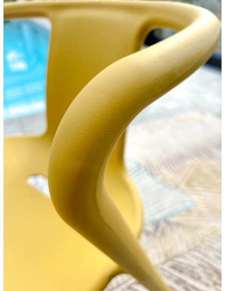 Fauteuils de jardin empilables multicolores - DIEGO