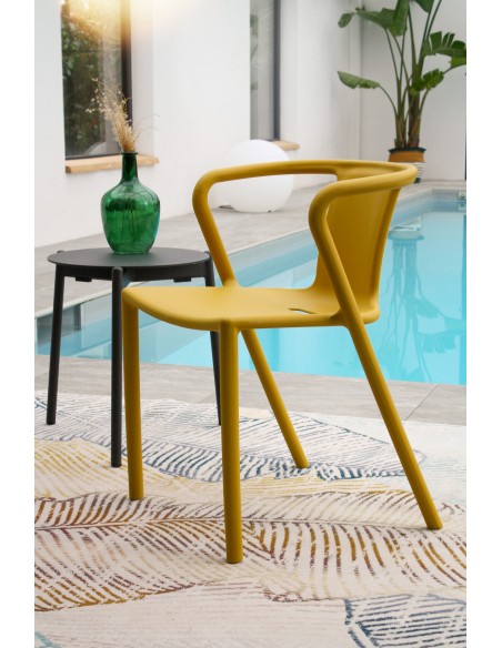 Fauteuils de jardin empilables multicolores - DIEGO