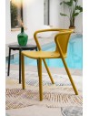 Fauteuils de jardin empilables multicolores - DIEGO