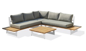 Salon de jardin LAVEZZI - BLANC