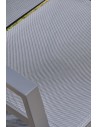 Ensemble repas de jardin Floride 6 places en aluminium gris anthracite