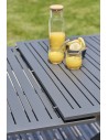 Ensemble de repas extérieur 8 places gris anthracite - FLORIDE