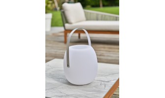 Lampe enceinte bluetooth sans fil AUREA poignée métal