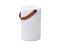 Lampe enceinte bluetooth sans fil LUMOREA poignée cuir