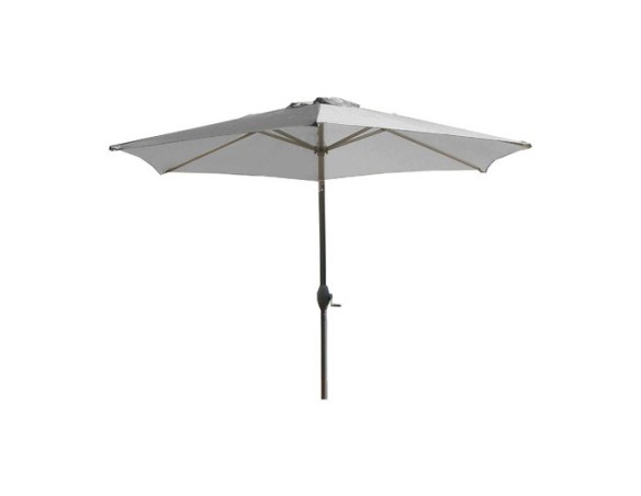 Parasol inclinable rond Ø270 cm en aluminium - Marbella