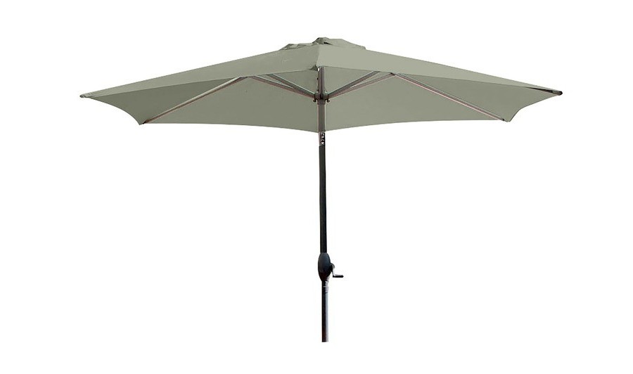 Parasol inclinable rond Ø270 cm en aluminium - Marbella