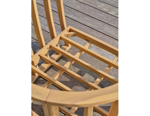 Salon bas de jardin BOGOTA 5 places en bois d'acacia - WOOD