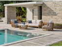 Salon bas de jardin BOGOTA 5 places en bois d'acacia - WOOD
