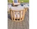 Salon bas de jardin BOGOTA 5 places en bois d'acacia - WOOD