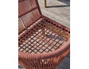 Salon bas de jardin 4 places en bois d'acacia - Terracotta - BAHIA