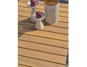Salon bas de jardin 4 places en bois d'acacia - Terracotta - BAHIA