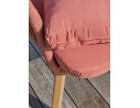 Salon bas de jardin 4 places en bois d'acacia - Terracotta - BAHIA