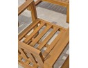 Salon bas de jardin Olive 4 places en bois d'acacia - ARACAJU