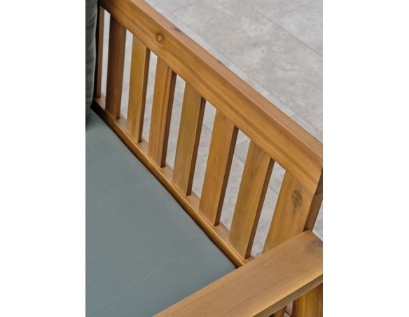 Salon bas de jardin Olive 4 places en bois d'acacia - ARACAJU