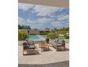Salon bas de jardin Olive 4 places en bois d'acacia - ARACAJU