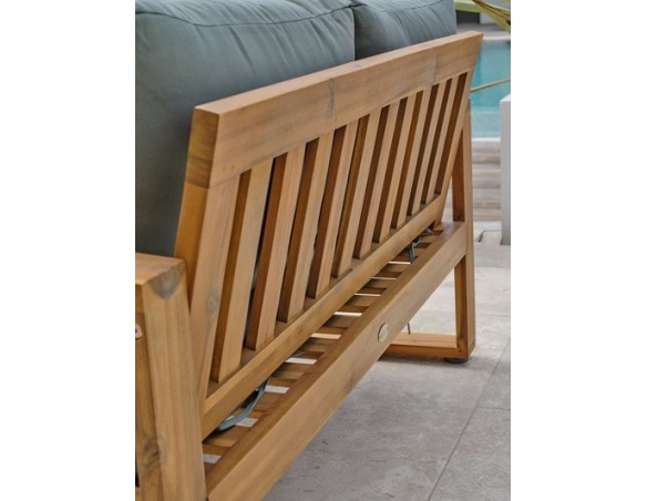 Salon bas de jardin Olive 4 places en bois d'acacia - ARACAJU
