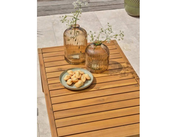 Salon bas de jardin Olive 4 places en bois d'acacia - ARACAJU