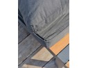 Salon de jardin d'angle 6 places en teck et aluminium - ALICANTE | Élégance et confort extérieur