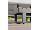 Salon de jardin d'angle 6 places en teck et aluminium - ALICANTE | Élégance et confort extérieur