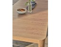 Salon bas de jardin GOYA 5 places en aluminium imitation bois - GRIS