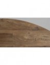 Table basse ronde sous plateau teck
