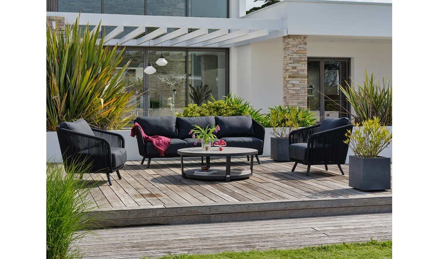 salon de jardin aluminium noir résistant aux intempéries salon de jardin aluminium noir résistant aux intempéries