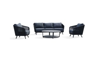 salon de jardin noir design EAN 3700286490386