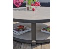 Salon bas de jardin Noir 5 places en aluminium - BIARRITZ