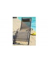Lot 2 chaise longues cappuccino aruba