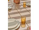 Ensemble repas de jardin grège avec 6 fauteuils - KELIA