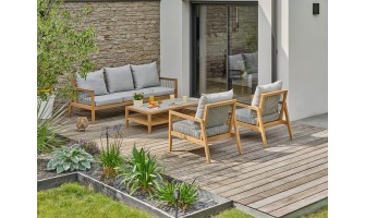 Salon bas de jardin FUNA - ACACIA