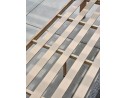Salon bas de jardin en aluminium - effet bois - JESPAR