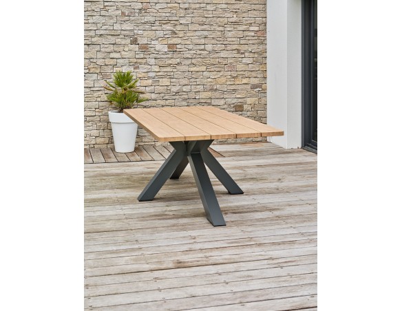 Table de jardin KELIA - GRIS ANTHRACITE