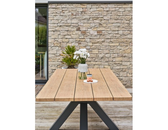 Table de jardin KELIA - GRIS ANTHRACITE
