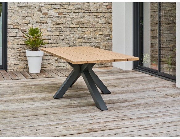 Table de jardin KELIA - GRIS ANTHRACITE