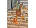 Table de jardin KELIA grège 220 cm, design moderne, plateau effet bois, 8 personnes, 100 % outdoor.
