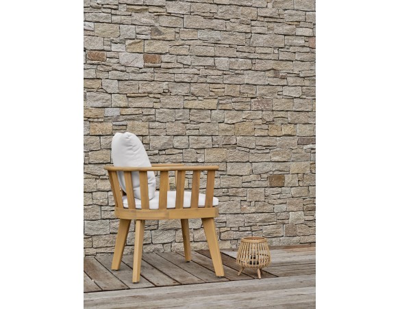 Fauteuil de jardin LISO avec coussins - ACACIA
