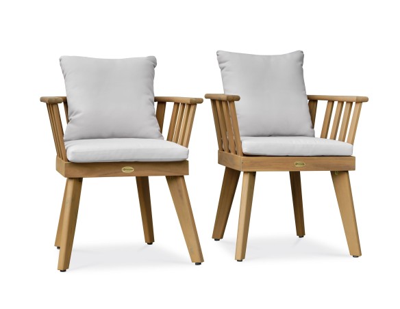 Fauteuil de jardin LISO avec coussins - ACACIA