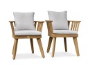 Fauteuil de jardin LISO avec coussins - ACACIA