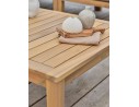 Salon de jardin d'angle 5 places modulable en bois d'acacia et corde tissée - Rosybrown - JORDA
