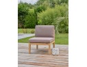 Salon de jardin d'angle 5 places modulable en bois d'acacia et corde tissée - Rosybrown - JORDA