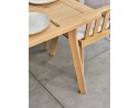 Ensemble repas de jardin en Acacia 8 fauteuils - LISO
