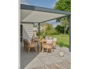 Ensemble repas de jardin en Acacia 8 fauteuils - LISO