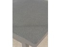 Table de jardin DANIA (160/210x90 cm) en aluminium et spraystone avec rallonge automatique - GRIS ANTHRACITE